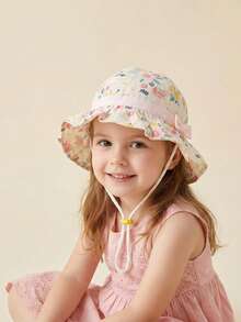 1-3Y Hat Spring And Summer Thin Style For Baby Girls, Children's Girls Princess Pure Cotton Spring And Summer Style - 1PC - View 9