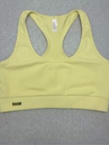 Top Fitness K2b Original Cropped Racerback Sport Fitness - Yellow - View 4