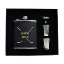 1pc 7oz Stainless Steel Portable Flask - Life Is Full Of Important Choices - Suitable For Interesting Golfers, Professional Outdoor Enthusiasts, Unique Gift For Men, Ideal For Outdoor Activities, Parties, Special Occasions, And A Thoughtful Father's Day Present. - Multicolor - View 14