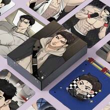 1pc 55pcs Cartoon LOMO Cards, Laser Photo Cards, Anime Mini Cards - Ideal For Collection And Album Decoration, Perfect Gift For Anime Fans - Multicolor - View 4