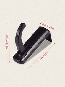 1pc Headphone Hanger Holder, Suitable For Computer Headphones, Monitors, Desktops, Walls, Compact And Durable Headphone Stand Provides Secure Support And Space Saving, Suitable For School Supplies, Back To School Season - Multicolor - View 6