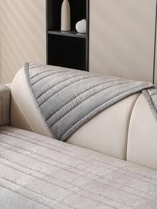 1 tấm bọc ghế sofa nhung dày dặn màu trơn hiệu Silver Fox, thân thiện với thú cưng, chống trượt, chống bẩn, trang trí nhà cửa dịp lễ, bảo vệ đệm ngồi, tay vịn và tựa lưng sofa, phù hợp với sofa 1/2/3/4 chỗ ngồi. - Màu Xám nhạt - Xem 9