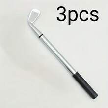1 pieza, 3 piezas, 6 piezas, Bolígrafo de regalo creativo de golf con bolígrafo de plástico con forma de palo de golf - multicolor - Ver 2