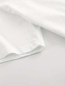 Cotton Men's T-Shirts With DVD Video Nostalgia Green Logo, Retro Gaming T-Shirts, 2000s Aesthetic, Casual Men's T-Shirts, Festival T-Shirts, Streetwear Men's T-Shirts - 白色 - 查看 4