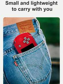 GAMINJA GC31 8位掌上游戏机，内置128款经典游戏，迷你复古便携式游戏机，2.4英寸高清屏幕，经典复古电子游戏机 - 查看 7