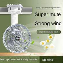 Compact Table Fan, Portable 3-Speed Table Fan With One-Button Control, Adjustable Mini Personal Arm Fan, Faucet Aerator Extender, Contour Memory Foam Pillow. - A-White - View 4