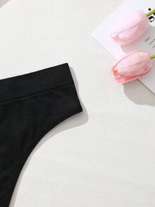 6条/包 女士无痕内裤，高弹力，性感，简约，舒适女士内衣 - 彩色 - 查看 7