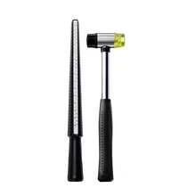 Bộ dụng cụ làm trang sức (1/2/3 món): Dụng cụ đo kích cỡ nhẫn, dụng cụ nong vòng tay, búa nhựa mềm hai mặt, dụng cụ định hình và sửa chữa vòng tay. - Dụng cụ làm đồ trang sức - Xem 11