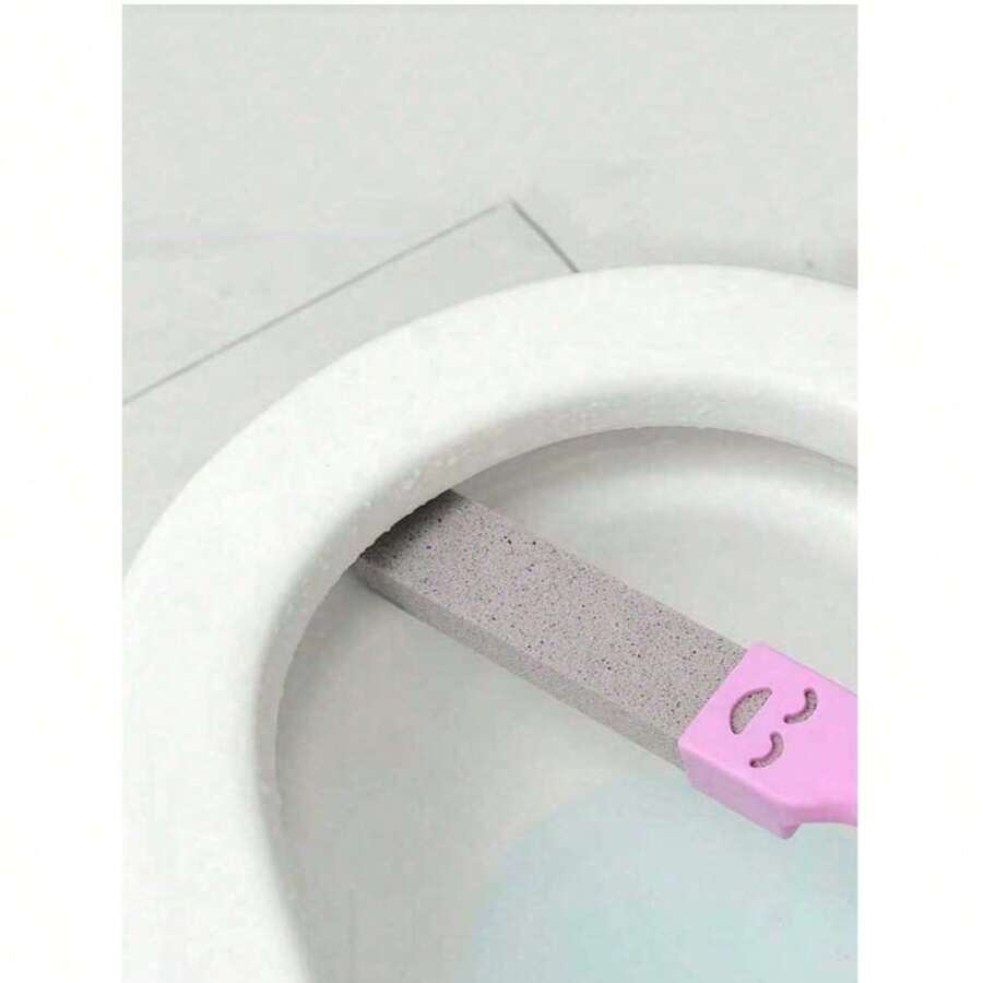 2支装火山石清洁刷，带手柄，强力去除水垢和钙沉积，适用于马桶、厨房水槽、烤架、浴缸，圣诞礼物，马桶刷 - 1 - 查看 1