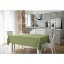 Kiva Plain Color Oilcloth Tablecloth, Stain Resistant, Water Repellent, Sizes From 100x140 To 300x140 Cm And Round 140 Cm - Oilcloth Tablecloth Made In Spain - Available In 10 Colors - 選項7 - 查看 1