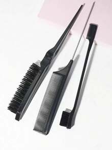 Bộ 4 lược chải tóc họa tiết da báo - Bao gồm lược duỗi tóc họa tiết da báo, lược đuôi nhọn, lược bên và lược tạo độ phồng | Lông mềm mại, chất liệu ABS bền | Tạo kiểu tóc mượt mà, kiểm soát tóc xơ rối, dễ dàng tạo đường rẽ ngôi và lọn tóc xoăn | Thích hợp sử dụng tại nhà, salon, khi đi du lịch và chăm sóc tóc hàng ngày. - Họa tiết da báo - Xem 9