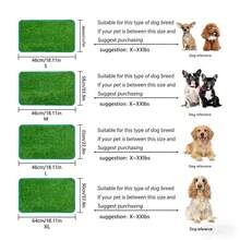 Pet Lawn Pee Pad Dog Toilet Artificial Lawn Large And Small Pee Pad Urine Basin Simulation Turf Pet Training Lawn Pad - Multicolor - View 2