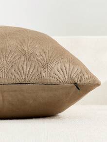 1pc/2pcs Throw Pillow Covers 18x18,Velvet Decorative Couch Pillow Cover Soft Square Cushion Cases For Sofa Bed Car - Khaki - View 6