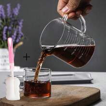 Cốc đong định lượng bằng thủy tinh có vạch chia, dùng trong gia đình, làm bánh, lò vi sóng, chịu nhiệt, dùng để đánh trứng, pha đồ uống, sữa và trà. - Trong sáng - Xem 8