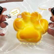 1个硅胶挤压猫爪，逼真炭黑猫爪玩具，超级可爱，柔软Q弹，减压玩具，适合女孩和青少年，完美礼物 - 生日礼物、节日礼物、圣诞礼物、挤压玩具 - 彩色 - 查看 8