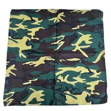 Printed Polyester Bandana Scarf In Various Colors - 1 Unit - Verde camuflaje - Ver 2