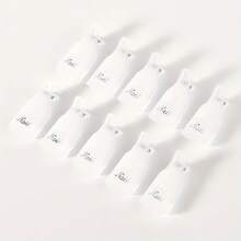 10个高效塑料卸甲夹 - 适用于卸除凝胶指甲油 - 使用方便，温和不伤指甲，便于携带 - 無色 - 查看 8