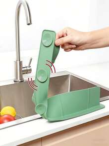 Silicone Kitchen Sink Splash Guard With Suction Cups. This Universal Suction Cup Splash Guard Is Suitable For Various Countertop Surfaces. Easy To Install Without Tools, This Splash Guard Is Suitable For Sink Edges. (Please Read The Installation Instructions Carefully, Improper Installation May Lead To Instability.) (Please Choose The Appropriate Size According To Your Specific Needs) - Multicolor - View 8