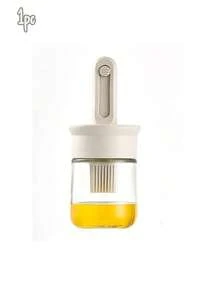 硅胶油刷，厨房油刷，二合一油瓶带硅胶油刷，非常适合用于烹饪醋、酱汁、烧烤和煎炸 - 彩色 - 查看 9