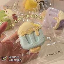 1个夏季冰淇淋挤压玩具，减压玩具，硅胶材质，手工制作，高品质礼品 - 完美礼物，生日礼物，节日礼物，圣诞礼物，复活节礼物 - 彩色 - 查看 8