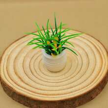 Dollhouse Mini Plant Model Potted Plants, Micro Landscape Potted Plants, Outdoor Artificial Flower Potted Plants, Artificial Green Plants, Mini Green Plant Potted Plants, Dollhouse Decor Accessories, Micro Scene Photography Props, Artificial Small Potted Plants Micro Landscape Decor - Multicolor - View 9