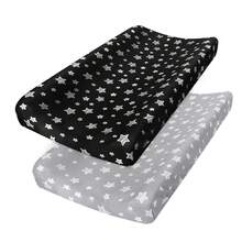 32"X16" Star Pattern Unisex Soft Changing Pad Cover, Suitable For Baby Cradle Bed, Infant Essential, Baby Shower Gift - Multicolor - View 14