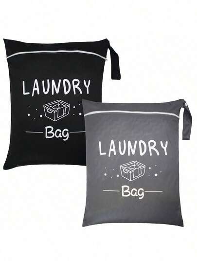 1pc Large Travel Laundry Bag - Waterproof And Wet/Dry Dual Use, Reusable, Washable, Suitable For Swimwear, Fitness Clothes, Sports Clothes, Yoga Clothes, Foldable Storage, High Quality Tear Resistant Polyester Material, Very Suitable For Travel, Dormitory, Cruise, Storage, Etc. It Is A Must-Have Item For Dormitories And College Students, Suitable For Women And Students, Family Essentials, Gifts For Women, Gifts For Men, Gifts For Friends, Highly Recommended!!!