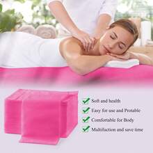 5/10/20/50/100pcsDisposable Bed Sheets Bed Cover For SPA Tattoo Massage Table Hotels Non Woven Fabric White - Watermelon Pink - View 5