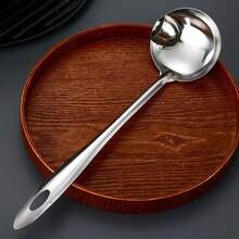 1个撇油勺，汤汁和肉汁油过滤器，带长柄和勺嘴，适用于火锅，非磁性不锈钢撇油勺，长柄家用火锅汤勺，高效油汤分离过滤勺 - 彩色 - 查看 12