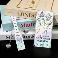 好女人书签，酷炫书签，爱书人礼物，暗黑罗曼史书签，书籍周边，生日奇幻书籍周边，女性阅读书签。 - 彩色 - 查看 7