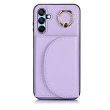 PU 人造皮革手機殼，相容 Galaxy A17 A56 A36 A26 A16 A55 A35 A15 A54 A14 A73 A53 A13 A72 A52 A71 A51 4G 5G，附環形支架，RFID 防盜錢包手機殼，相容 Galaxy S26 S25 Edge S24 S23 S22 S21 FE Plus Ultra，附支架、卡槽卡夾保護殼 - 紫色 - 查看 28