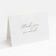 1pc Wedding Thank You Card - Shower Thank You Card - Thank You Card With Envelope, For Wedding, Birthday, Christmas, Christening - A - View 4