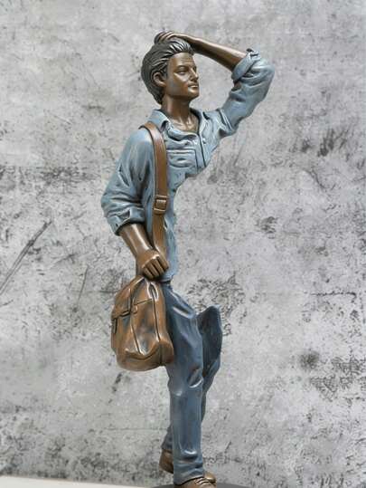 Tượng điêu khắc thủ công độc đáo, thích hợp để trang trí kệ sách phòng ngủ hoặc ban công, dùng trong nhà và ngoài trời | Trang trí nhà cửa.