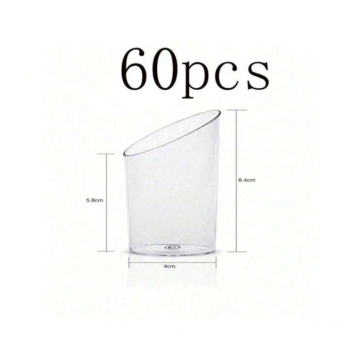 10/20/30/40pcs Transparent Plastic Cups, Suitable For Pudding, Jelly, Ice Cream And Other Desserts, Transparent Dessert Cups, Ice Cream Transparent Pudding Cups, Party Wedding Catering Supplies, Food Containers, Mini Dessert Appetizer Cups, Restaurant Mini Appetizer Serving Cups, Suitable For Party, Wedding, Catering, Ice Cream, Pudding And Other Foods, Kitchen Supplies - Clear - View 14