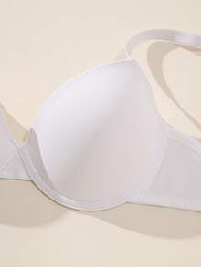 mimilemon Women's Underwire Bra - Enhancing, Supportive, Comfortable And Fashionable Essential Lingerie - White - View 6