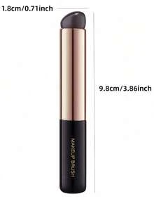 OEIEZ Cọ môi mini bằng silicon, mềm mại và mượt mà, dùng để tán son môi, son dưỡng và son bóng, hợp vệ sinh và dễ làm sạch, dụng cụ trang điểm môi di động. - màu đen - Xem 12