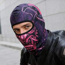 Fabulous Be Xtreme CS25-GT(81-90) 恶魔印花户外骑行面罩 - 彩色 - 查看 2