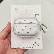 A Easy Heart Earphone Case Compatible With Iphone, A Protective Cover Compatible With Airpods 1/2, A New Wireless Earphone Case Compatible With Airpods 3/Pro/Pro2/4, A Gift For Boyfriend/Girlfriend - Multicolor - View 3