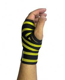Hand Wraps, Forearm Guards - Sarı ile Siyah - Görünüm 3
