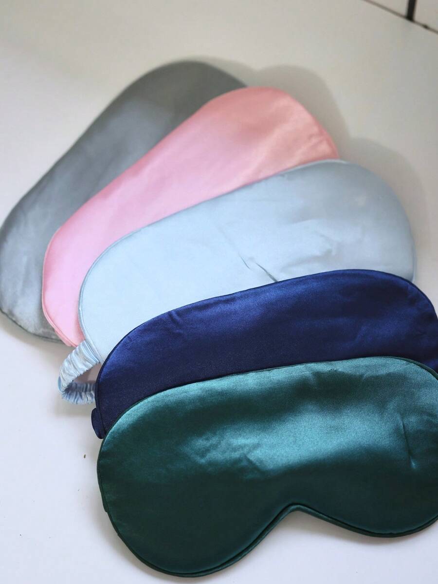 Kit de Máscaras Para os Olhos Adulto de Cetim / Kit de Máscara para Dormir / Máscara de Dormir de Cetim - MULTICOLORIDO - Visão 1