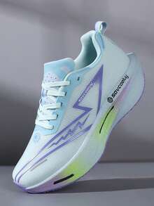 Giày thể thao lưới thoáng khí dành cho nữ, giày chạy bộ nhẹ, giày thể thao học sinh, giày thường ngày unisex. - Màu tím - Xem 17