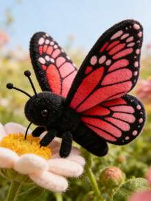 1pc Spring Plush Insect Doll, Butterfly, Bee, Spider, Ladybug Plush Decor - Multicolor - View 2