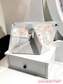 花鸟图案平板电脑保护套,兼容 iPad Air 11 英寸 M3 2025 / M2 2024、Air 第五代 2022、(A16) 11 英寸第十一代 2025,兼容三星 Galaxy Tab、Kindle Paperwhite 第十二代 2024,透明背壳,时尚图案保护套,支持自动睡眠/唤醒功能,气囊保护,适合送礼和办公使用。 - 彩色 - 查看 6