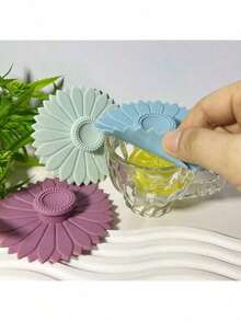 1/3 nắp cốc silicon hình hoa hướng dương, nắp cốc trà và cà phê đa năng bằng silicon. - Nhiều màu - Xem 10