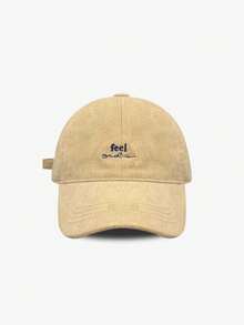 1pc New Letter Embroidery Baseball Cap, Korean Casual Versatile Student Couple Snapback Hat - Multicolor - View 8