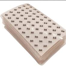 600pcs Magnetic Ear Acupressure Beads, Portable One-Time-Use Ear Massage Stickers - Multicolor - View 9