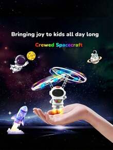 2026 New Astronaut Sensor Aircraft, Hover Flying Gesture Sensing Toy, Smart Sensing, Cosmic Starry Astronaut New Model Upgraded Flying Helicopter Children's Toy Gift, New Year Gift - Baby Blue - View 10
