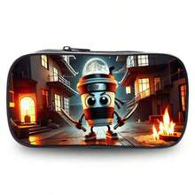 Large Capacity Zipper Durable Office Desk Storage Bag With "Brain Dissolve" Pattern, Perfect Gift - Multicolor - View 8