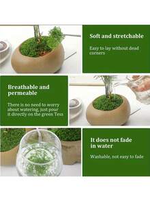 1pc 20g/50g/100g/200g/500g Artificial Moss, Suitable For Home Decor, Fake Moss Micro Landscape Arrangement, Lawn, Potted Plants - Multicolor - View 6
