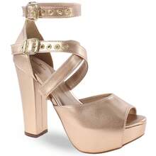 MODARPE Women Heeled Sandals - Rose Gold - View 2